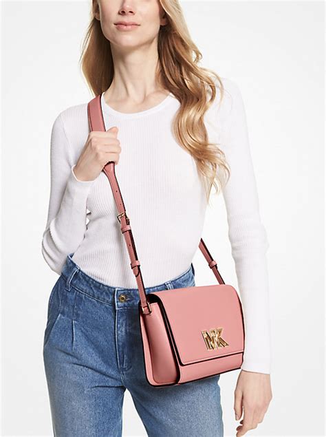 michael kors outlet mimi medium leather messenger bag|Michael Kors Mimi Medium Leather Messenger Crossbody (Brown).